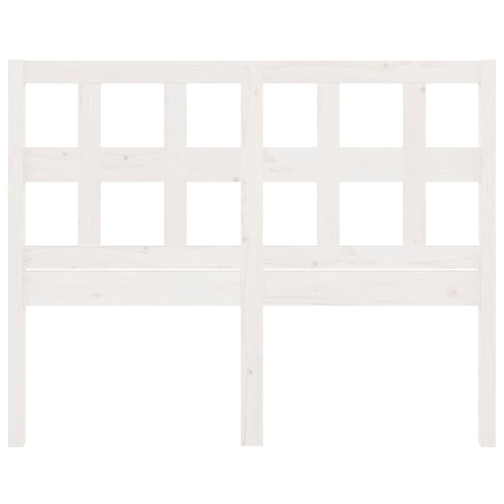 vidaXL Bed Headboard White 185.5x4x100 cm Solid Wood Pine