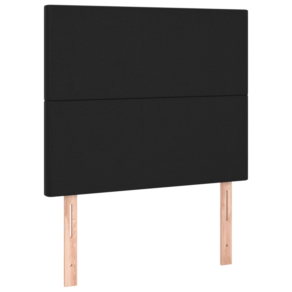 vidaXL Headboards 2 pcs Black 80 cm Faux Leather