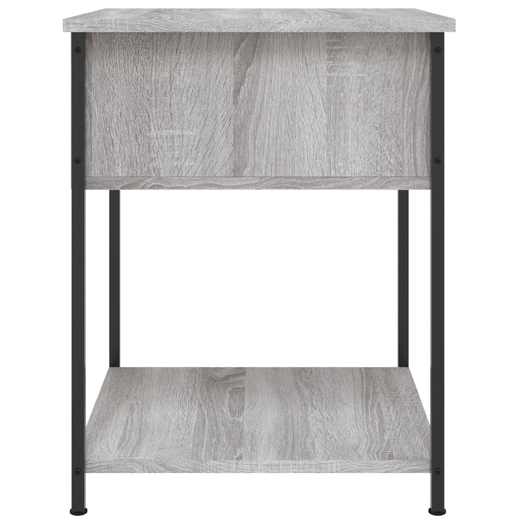 vidaXL Bedside Tables 2 pcs Grey Sonoma 44x45x58 cm Engineered Wood