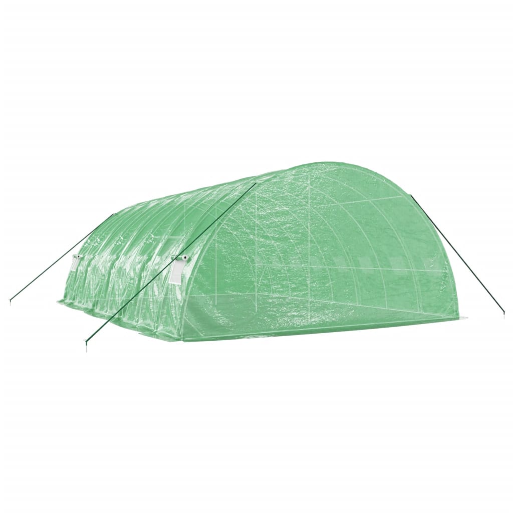 vidaXL Greenhouse with Steel Frame Green 48 m² 8x6x2.85 m