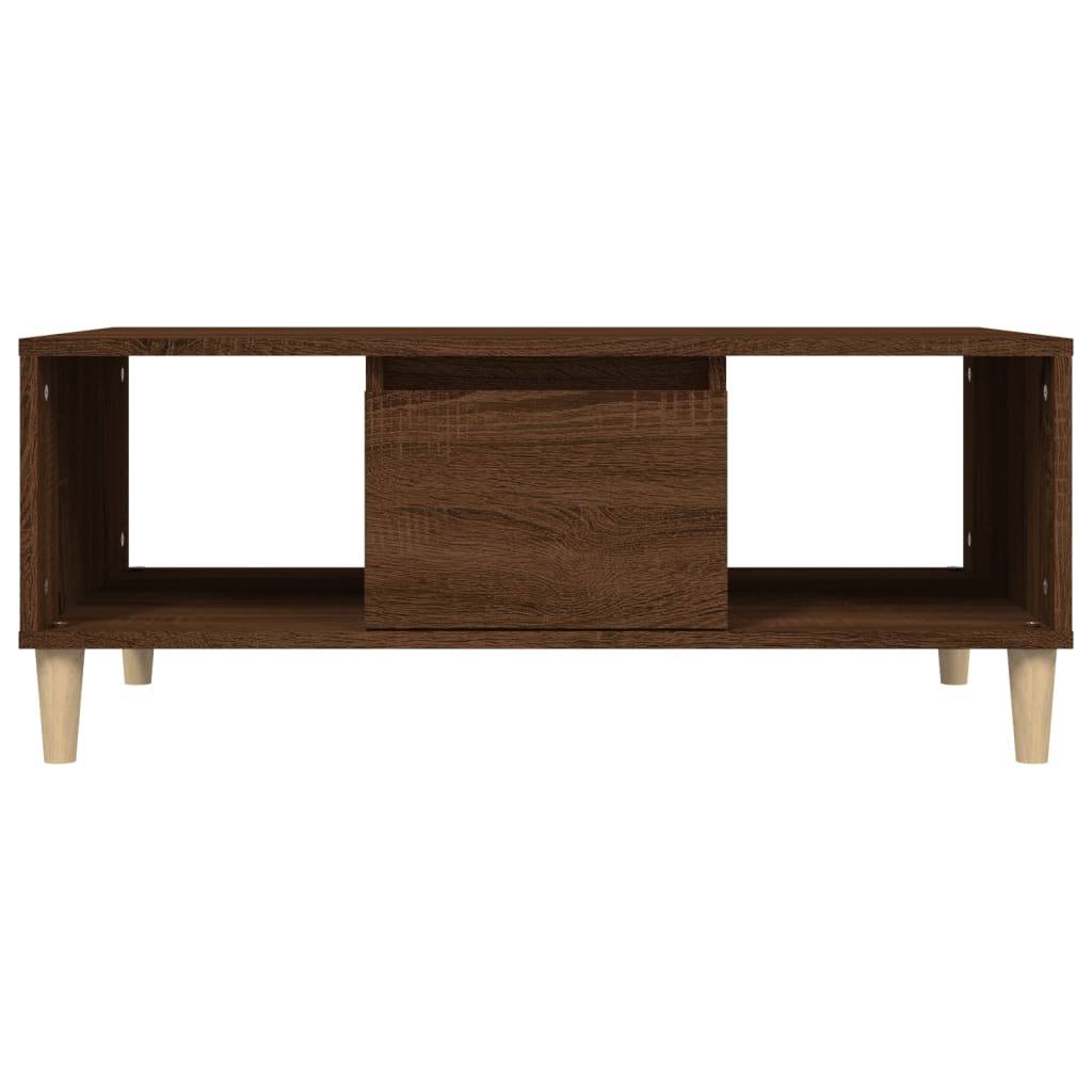 vidaXL Coffee Table Brown Oak 90x50x36,5 cm Engineered Wood