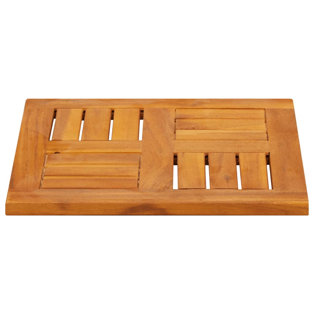 vidaXL Table Top 40x40x2 cm Square Solid Wood Acacia