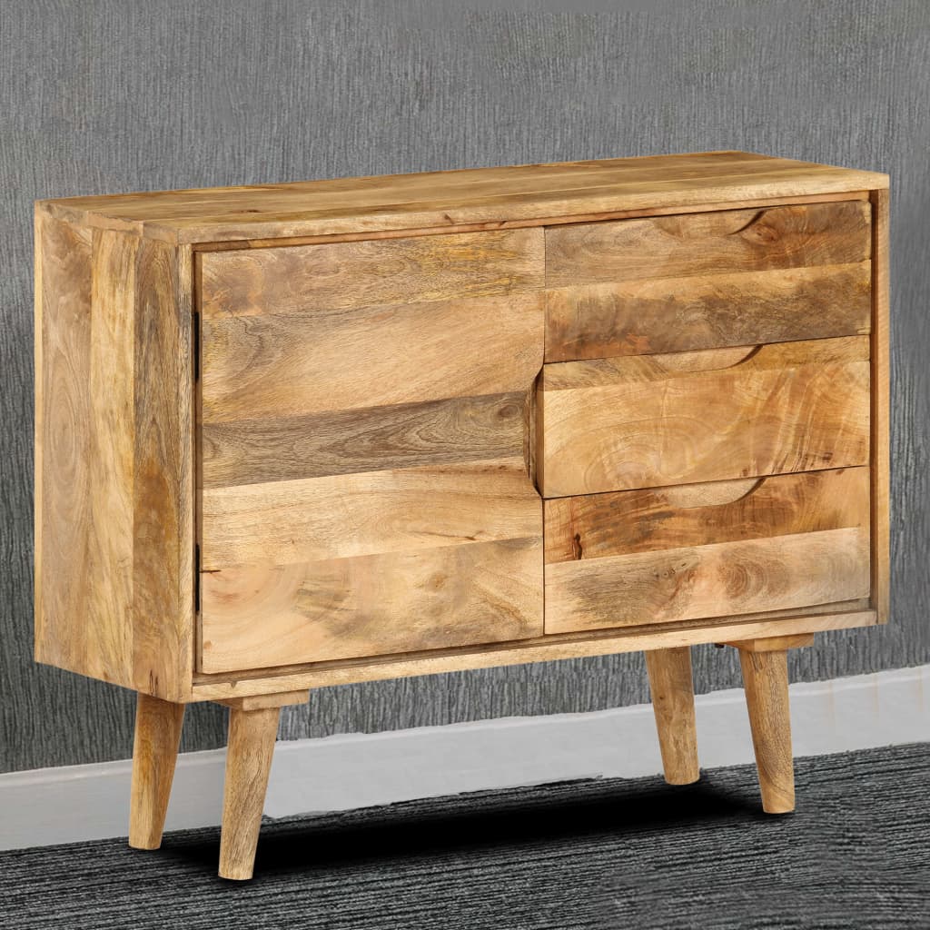 vidaXL Sideboard Solid Mango Wood 90x30x69 cm