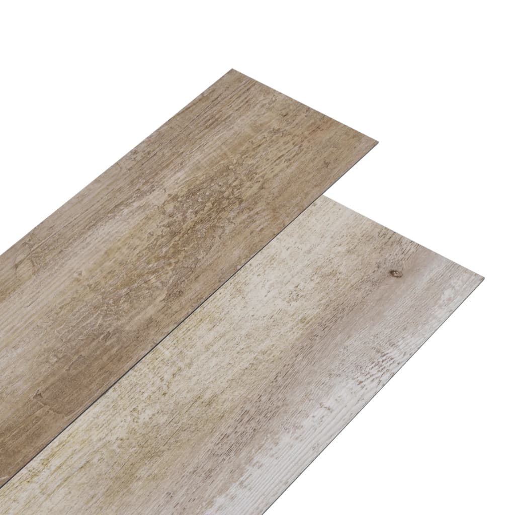 vidaXL PVC Flooring Planks 5.02 m² 2 mm Self-adhesive Wood Wash