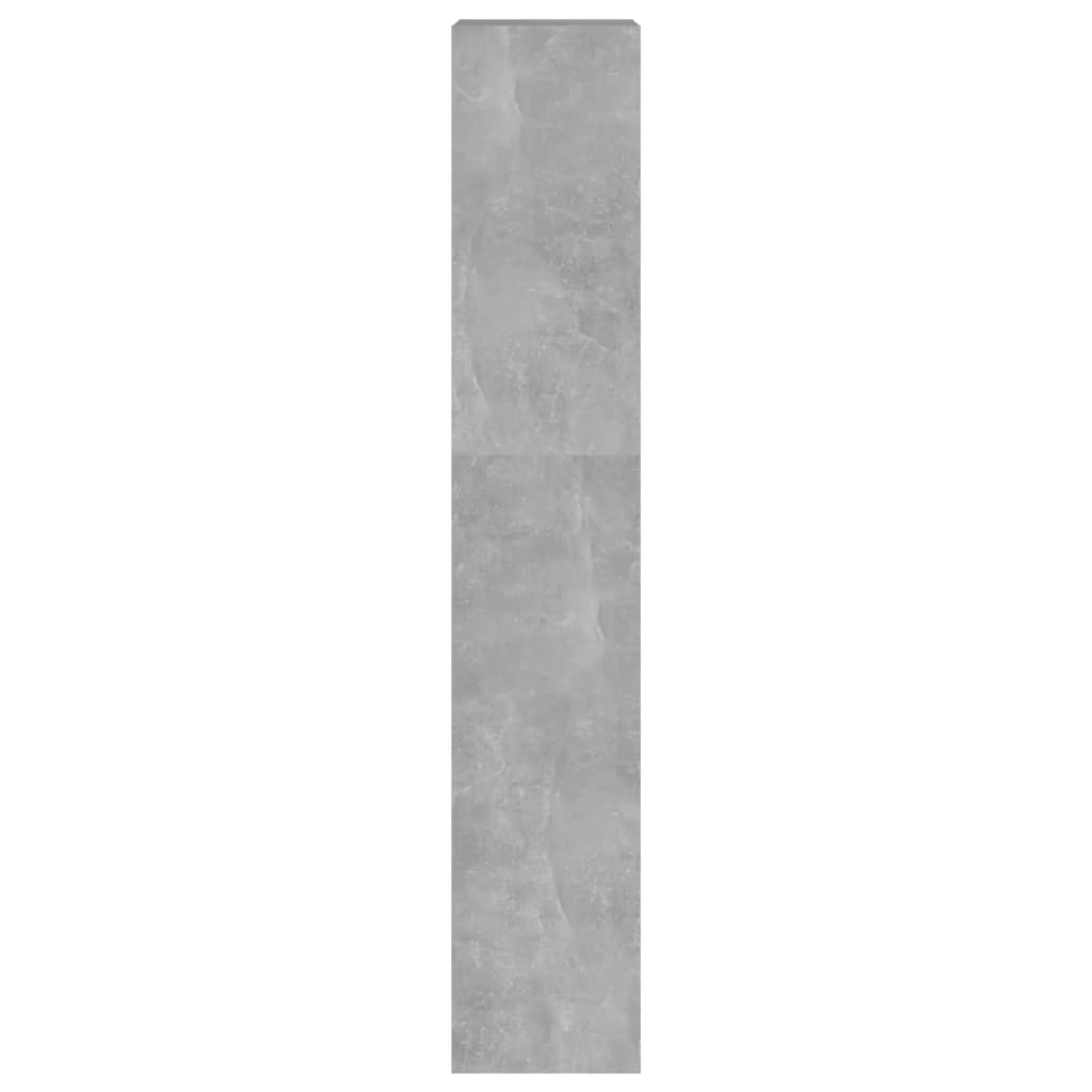 vidaXL Book Cabinet/Room Divider Concrete Grey 40x30x166 cm