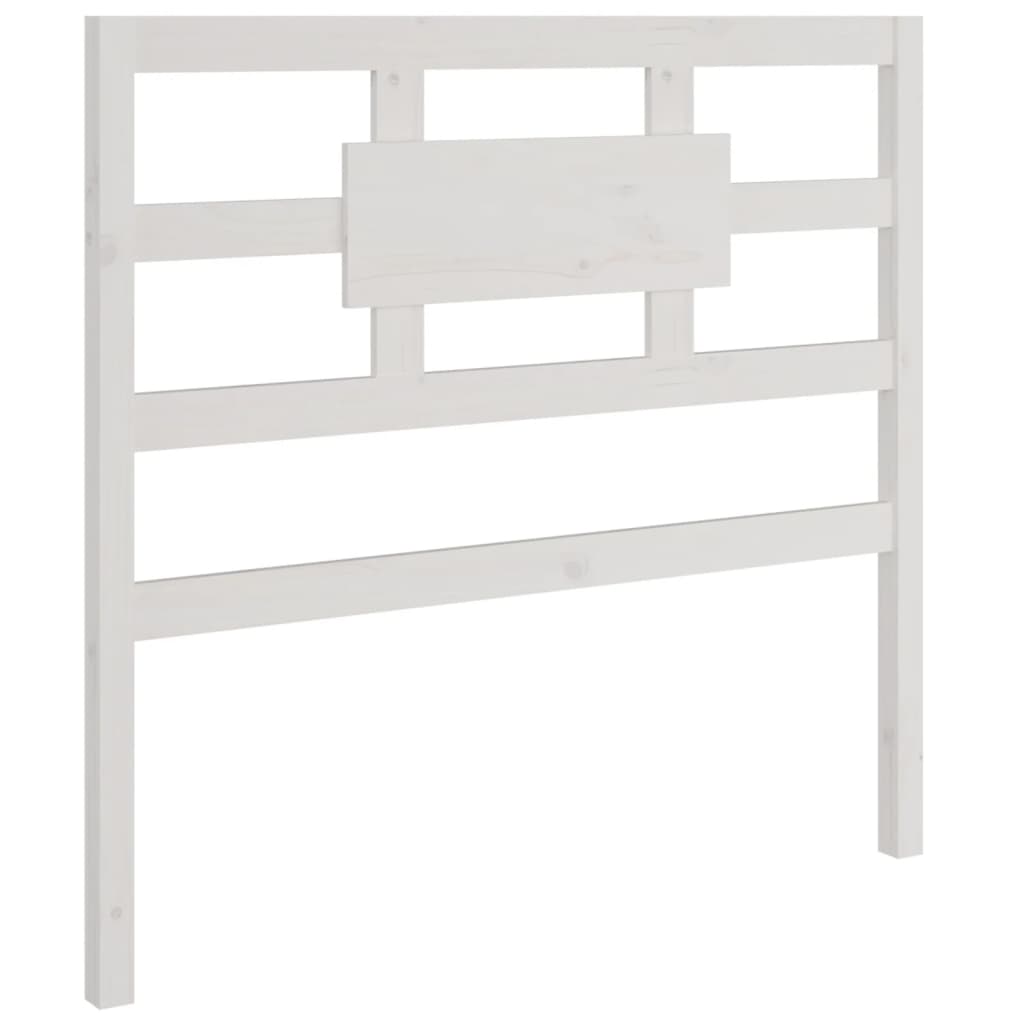 vidaXL Bed Headboard White 95.5x4x100 cm Solid Wood Pine