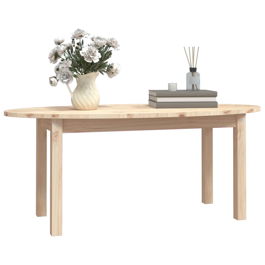 vidaXL Coffee Table 110x55x45 cm Solid Wood Pine