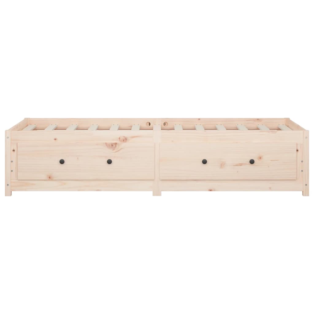 vidaXL Day Bed without Mattress 90x190 cm Single Solid Wood Pine