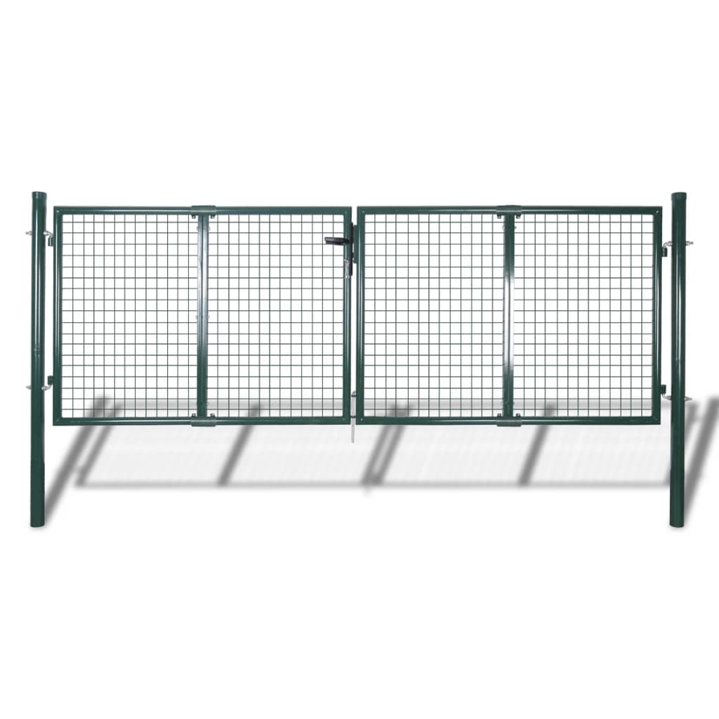 Garden Mesh Gate Fence Door Wall Grille 289 x 75 cm / 306 x 125 cm