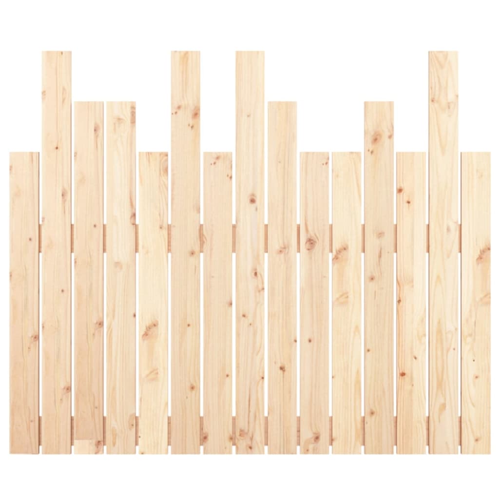 vidaXL Wall Headboard 95.5x3x80 cm Solid Wood Pine