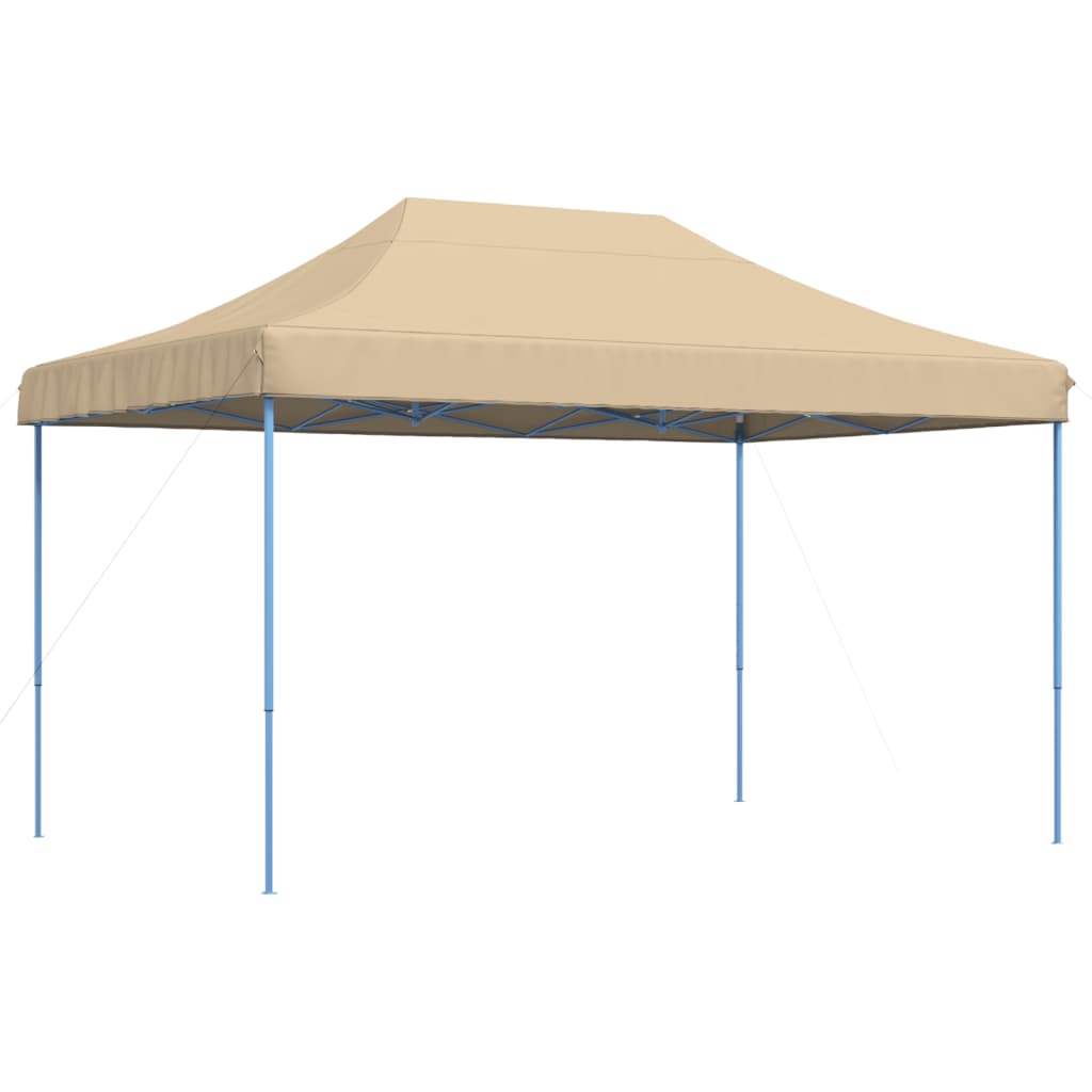 vidaXL Foldable Party Tent Pop-Up Beige 440x292x315 cm