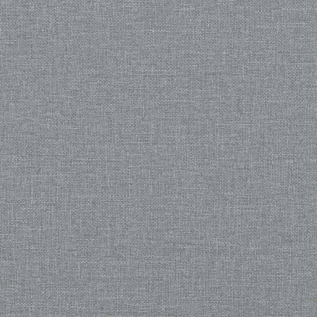 vidaXL Footstool Light Grey 70x55x41 cm Fabric