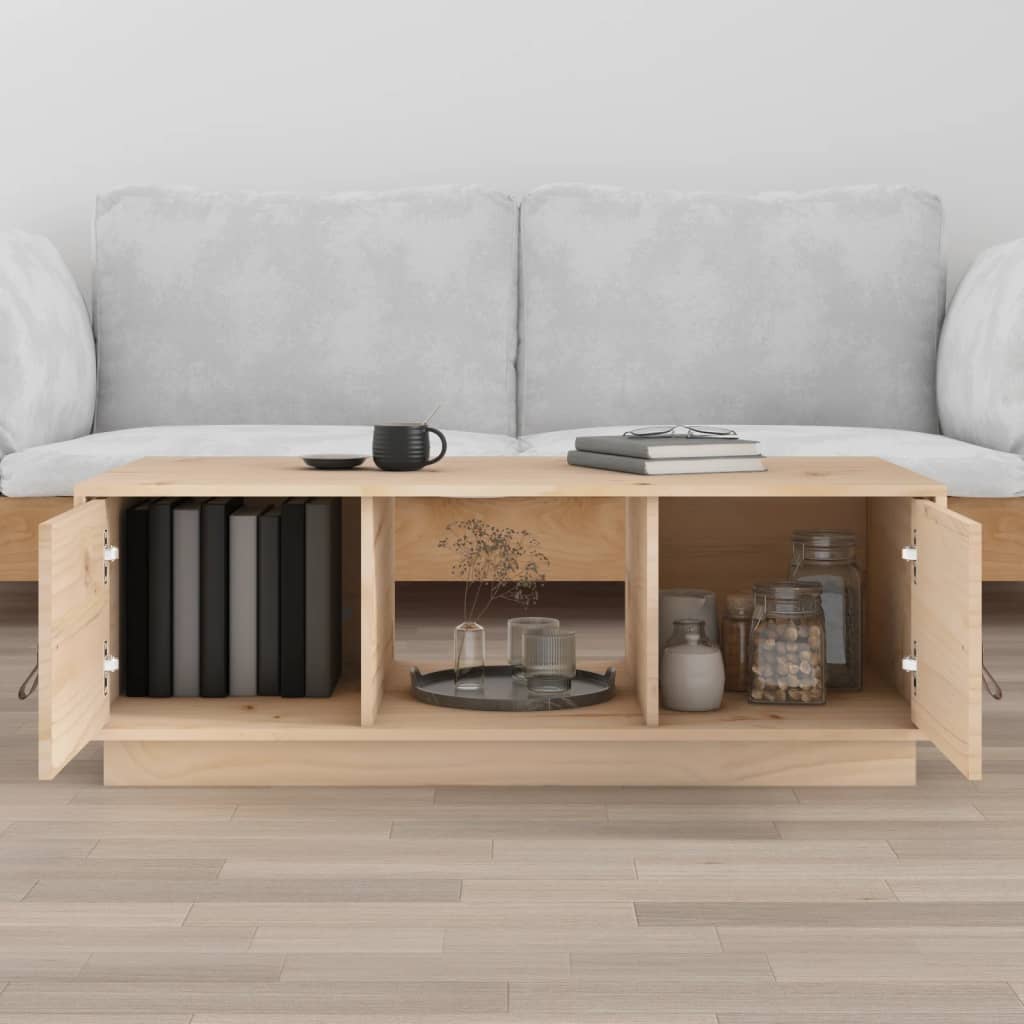 vidaXL Coffee Table 100x50x35 cm Solid Wood Pine