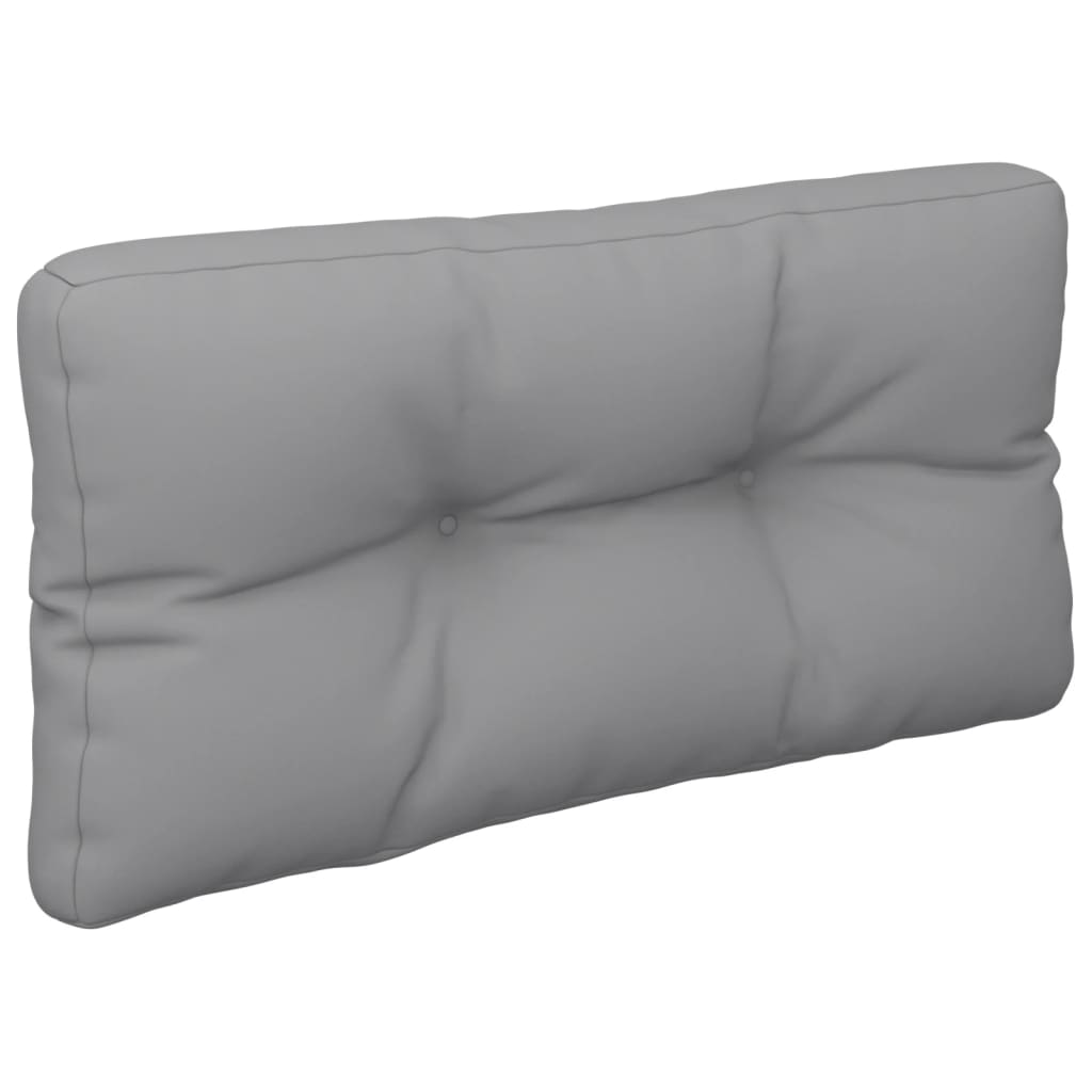 vidaXL Pallet Cushion Grey 70x40x12 cm Fabric