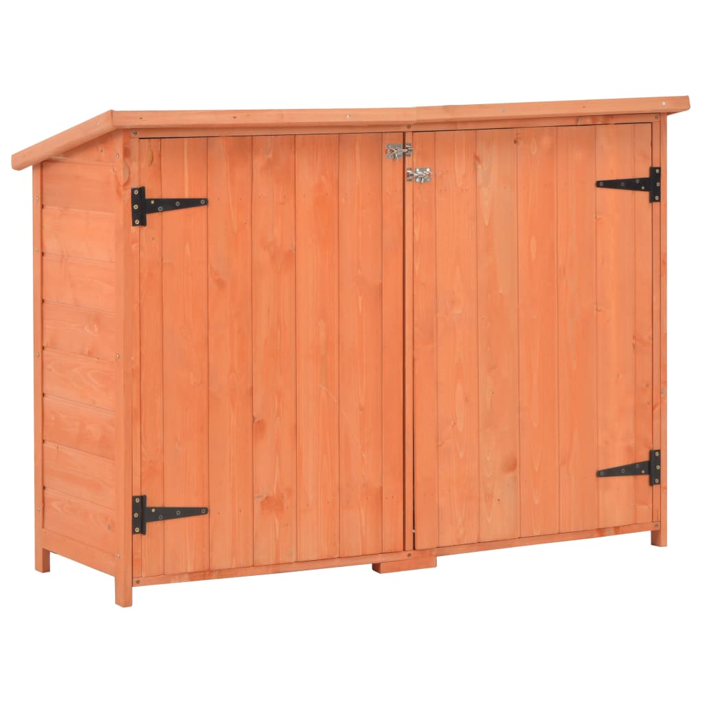 vidaXL Garden Storage Shed 128x42x91 cm Wood